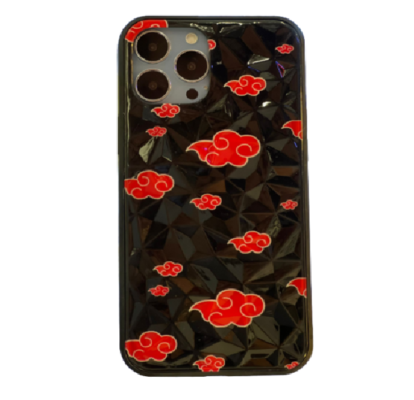 Coque Effet Diamant Nuage Rouge Samsung A22 5G
