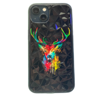 Coque Effet Diamant Cerf iPhone 13 Pro