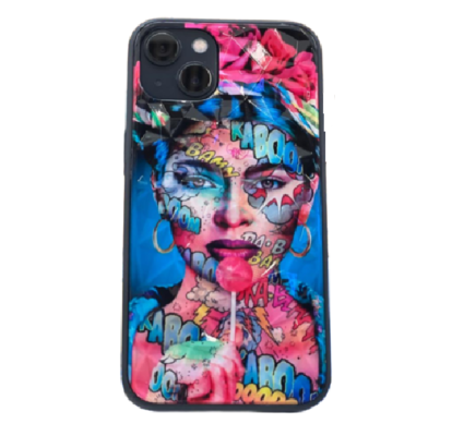 Coque Effet Diamant Frida Kahlo iPhone 14 Plus