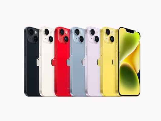 Chassis + plaque arrière iPhone 14 avec nappes