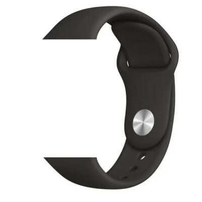 Bracelet Silicone Apple Watch 38-40-41mm - 1# Noir