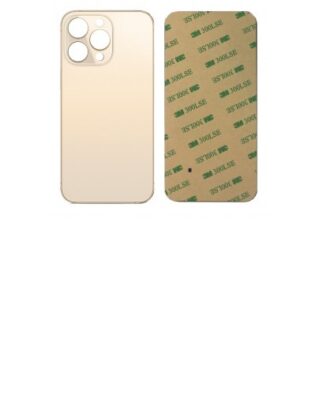 Vitre face arrière avec adhésif iPhone 13 Pro qualité origine - Or