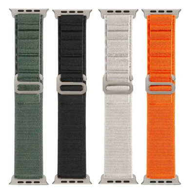 Bracelet Nylon pour Apple Watch 42-44-45-49 mm