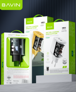Bavin Bloc de charge double USB-C 36W