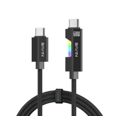 Bavin Cable de chargement Type C to Type C 60W