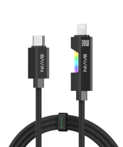 Bavin Cable de chargement Type C to Lightning 30W