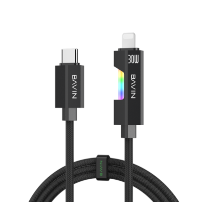 Bavin Cable de chargement Type C to Lightning 30W