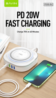 Bavin Station de charge 45W 5en1