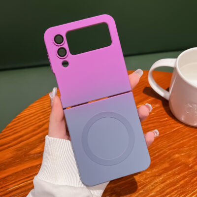 Coque Magsafe Violet/Bleu Samsung Zflip 6