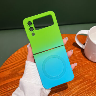 Coque Magsafe Verte/Bleu Samsung ZFlip 6