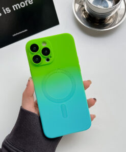 Coque Magsafe Verte/Bleu iPhone 11