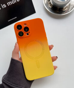 Coque Magsafe Orange/Jaune iPhone 11