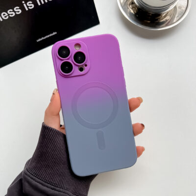 Coque Magsafe Violet/Bleu iPhone 12