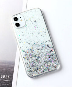Coque transparente pailleté Samsung A13