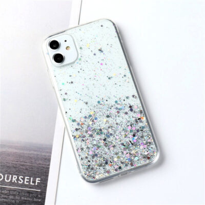 Coque transparente pailleté Samsung A13