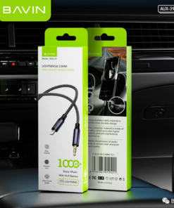 Cable auxiliaire Bavin Lightning vers jack