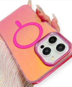 Coque holographique rose