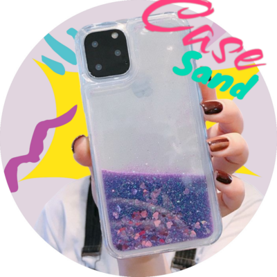 Coque sable violet
