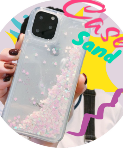 Coque sable rose