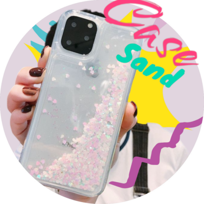 Coque sable rose