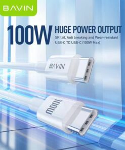 Bavin Cable de chargement Type C to Type C 100W